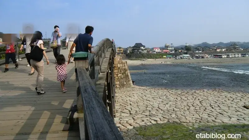 錦帯橋の手すり