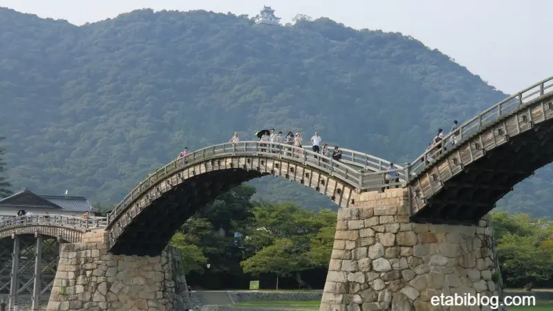 岩国城と錦帯橋
