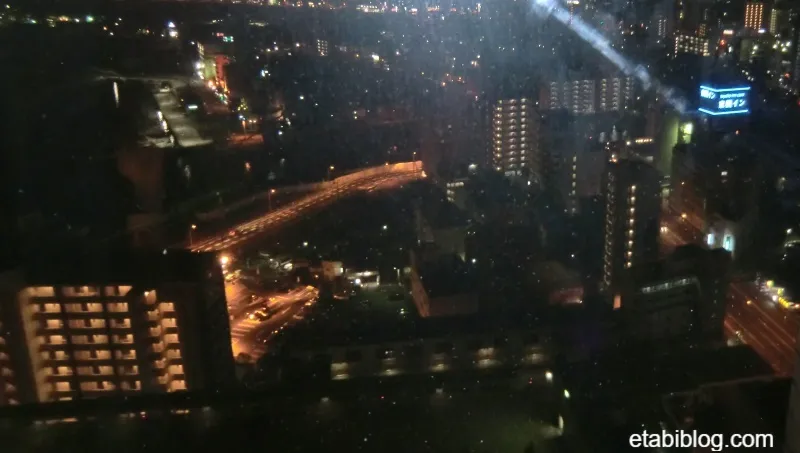リーガロイヤルホテル小倉から見る夜景