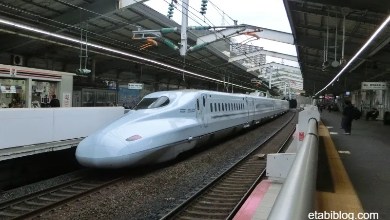山陽新幹線のN700系車両