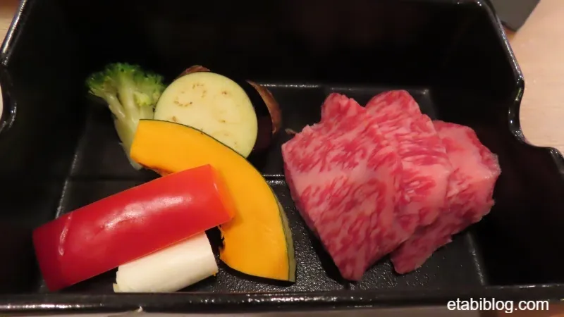蔵王国際ホテル夕食の山形牛