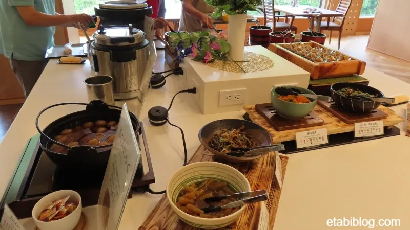 蔵王国際ホテルの朝食の地元グルメ
