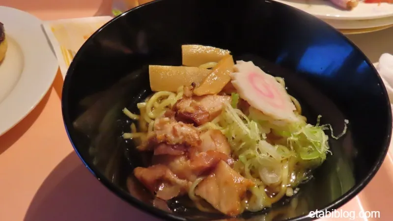 メルキュール裏磐梯の夕食ビュッフェの喜多方ラーメン