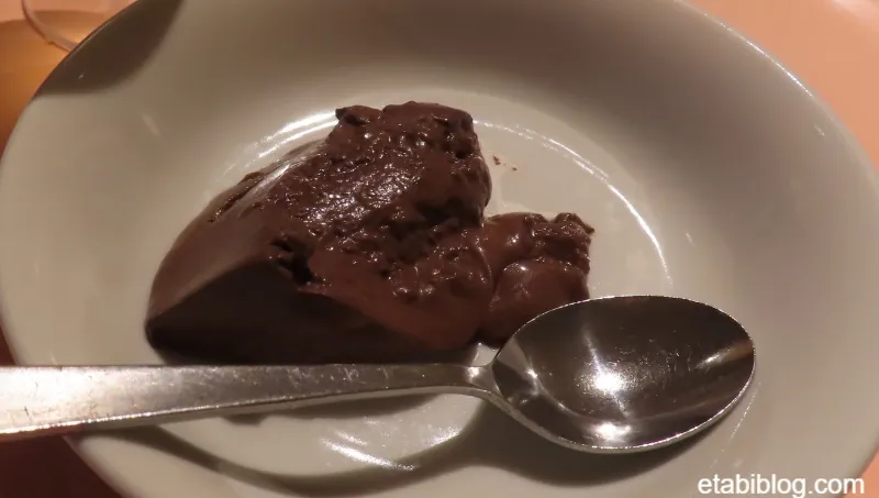 メルキュール裏磐梯の夕食ビュッフェのチョコムース