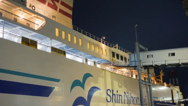 夜の新日本海フェリー
