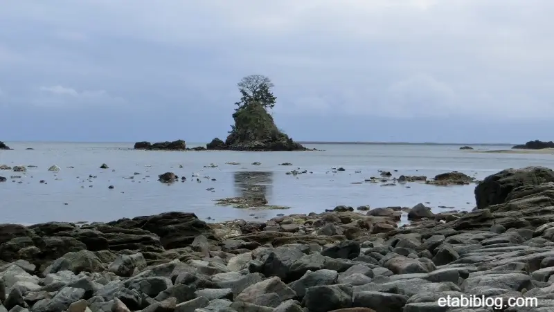 雨晴海岸の絶景