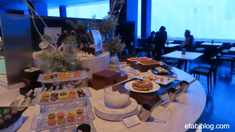 須磨シーワールドのレストランのスイーツ料理