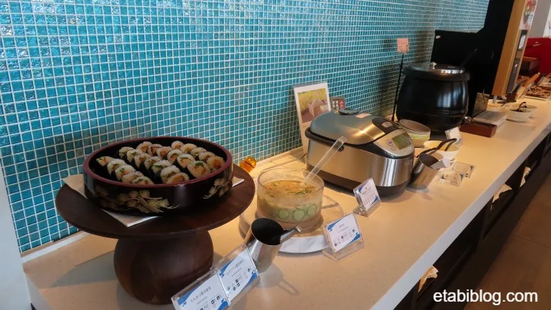 神戸須磨シーワールドホテルのレストランのご飯物コーナー